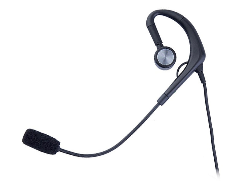 Coda Room Pro Boom Headset with Midland Radio Push-To-Talk Adapter