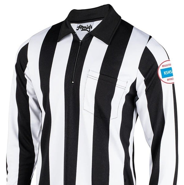 KSHSAA [Kansas] Honig's Sublimated 2 1/4" Striped Long Sleeve Football Shirt