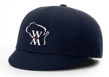 Wisconsin Interscholastic Athletic Assoc [WIAA] Wool Blend Plate Fitted Hat (3-stitch bill)