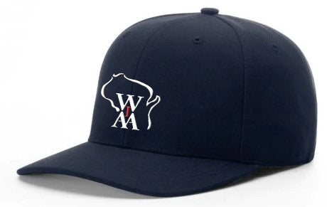 Wisconsin Interscholastic Athletic Assoc [WIAA] Wool Blend Fitted Hat (8-Stitch bill) Base Hat