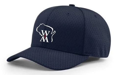 Wisconsin Interscholastic Athletic Assoc [WIAA] Pro Mesh Umpire Fitted Hat (8-Stitch bill)