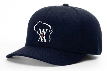 Wisconsin Interscholastic Athletic Assoc [WIAA] Pro Mesh Umpire Fitted Hat (6-Stitch bill)