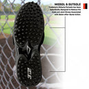 3n2 Reaction Pro Plate Umpire Shoe Lo Cut Patent Leather - D Width