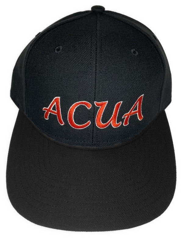 ACUA (Atlantic Coast Umpires Assoc) 8-Stitch Poly-Wool Black Hat