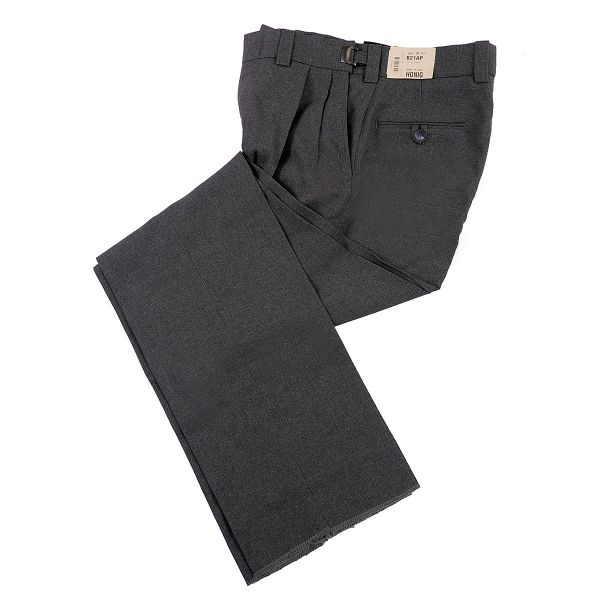 Honig's Charcoal Ultimate Pleated Base Pants w/ Adjusters