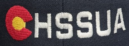Colorado High School Softball Umpire Association [CHSSUA] Pulse R-Flex 6-Stitch Hat - Navy