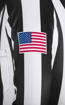 Honig's 2" Striped Ultra Tech Long Sleeve Jersey w/ Sublimated Flag On Left Sleeve