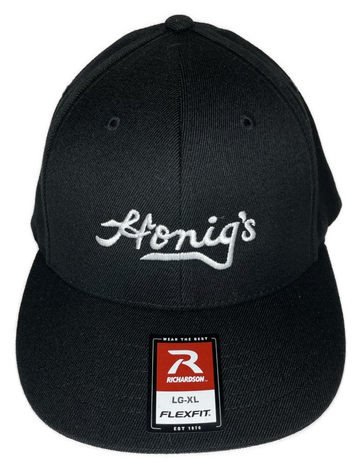 Honig's Logo Richardson FLEX-FIT Stretch Hat - Black