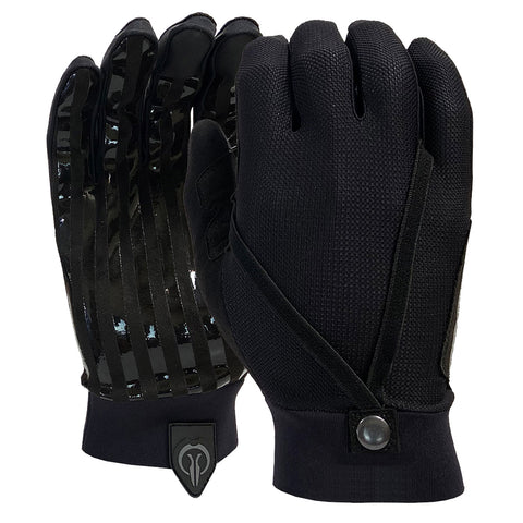 Industrious Handwear Sports Official Gloves w/ Built-In Removable Down Indicator - Year Round Style - Black