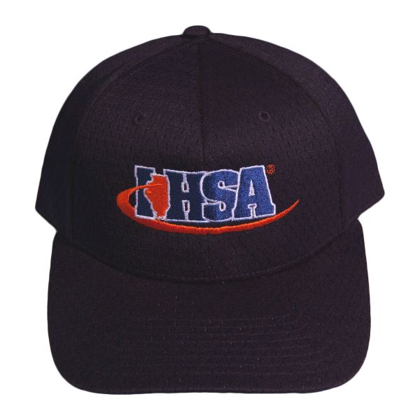 IHSA Richardson 445 Navy 6 stitch Pro-Mesh hat.