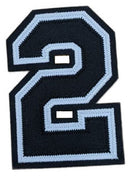 3"  Black on White on Black - 3 Color TT - Unapplied