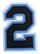 Black on Lt Blue on White - 3 Color TT - Unapplied