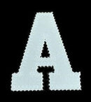 2" Shirt Sim Stitch Pocket Placket Letter - Unapplied