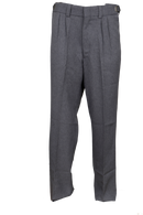 Honig's Heather Grey Pleated Combo Pant With Adjustizer Buckle Slider **ALL SALES FINAL**