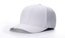Richardson Flex-Fit Football/Lacrosse Officials Hat - Black w/ White Piping and White