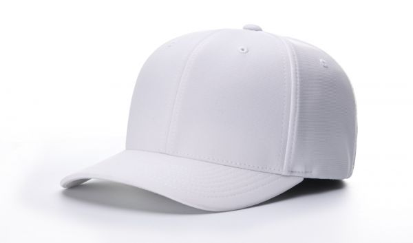Richardson Flex-Fit Football/Lacrosse Officials Hat - Black w/ White Piping and All White