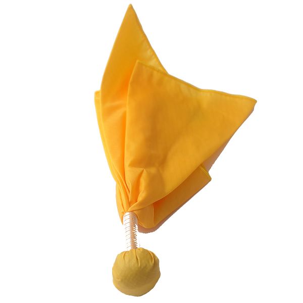 F71L - All Yellow Long Throw Ball Type Penalty Flag