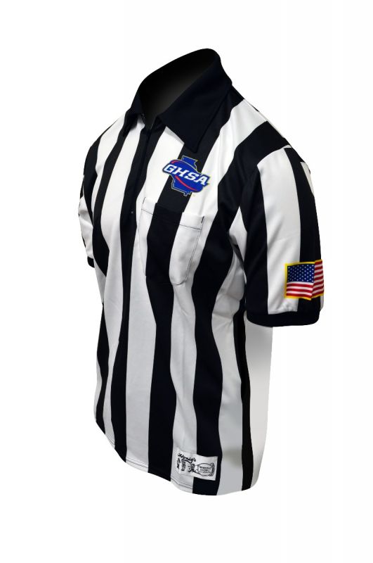 Honig's GHSA Sublimated 2" Short Sleeve Ultra Tech Football & Lacrosse Shirt With Flag.