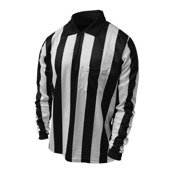 Honig's 2" Striped Ultra Tech Long Sleeve Football Shirt Without Flag And Placket