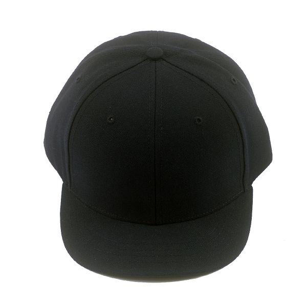 Richardson Adjustable Wool Blend Plate Hat (4-Stitch) Hat - Black