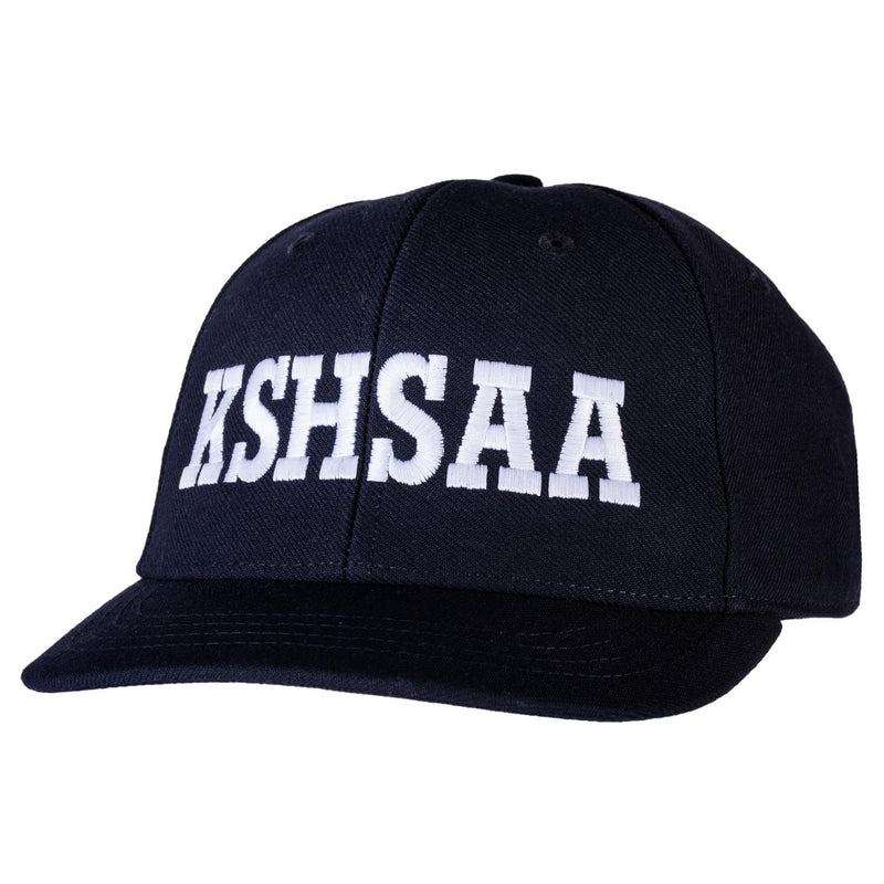 KSHSAA (Kansas) Richardson 530 Wool Blend 4 stitch hat. Navy and Black.
