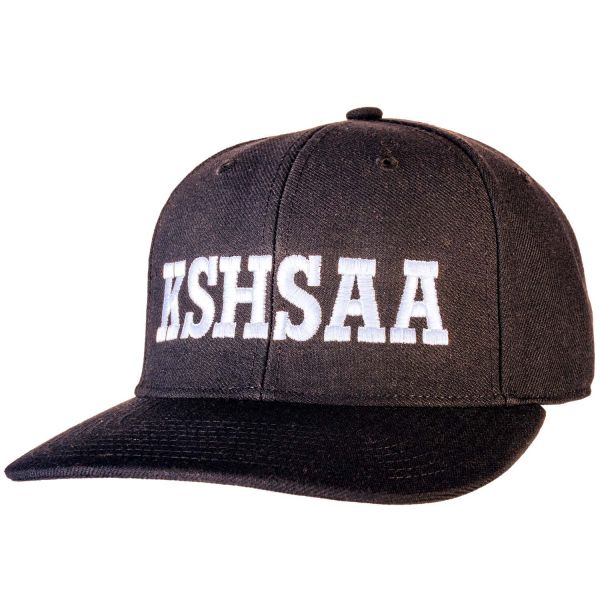 KSHSAA (Kansas) Richardson 540 Wool Blend 6 stitch hat. Navy and Black.