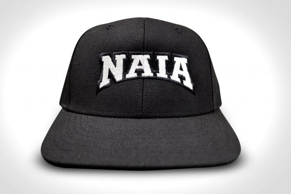 NAIA Fitted Baseball 6-stitch Hat - Black