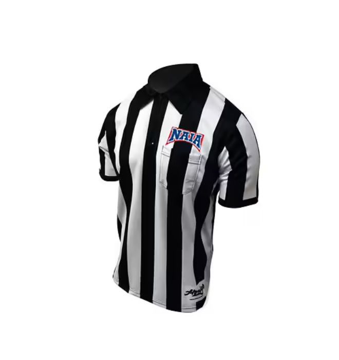 NAIA Official Lacrosse Short Sleeve Shirt With Number Placket