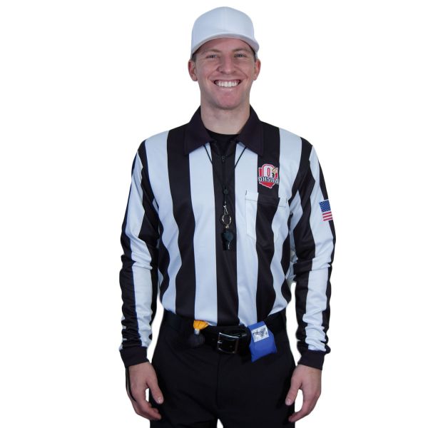 OHSAA (Ohio) Sublimated 2.25" Long Sleeve Ultra Tech Football Shirt