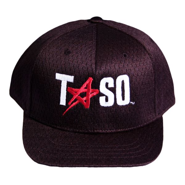TASO Richardson 432 Black Pro-Mesh 4-stitch hat.